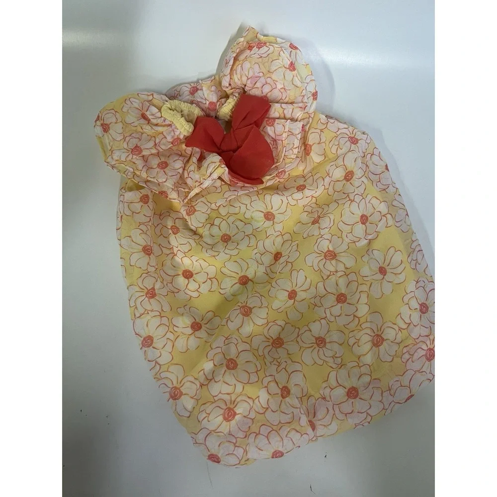 Sweet Hart Rose Baby Chifon Bubble Dress Boho Floral Size 12Mo (250)